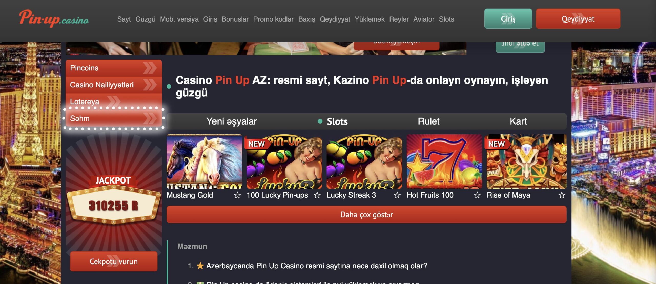 pin up casino online